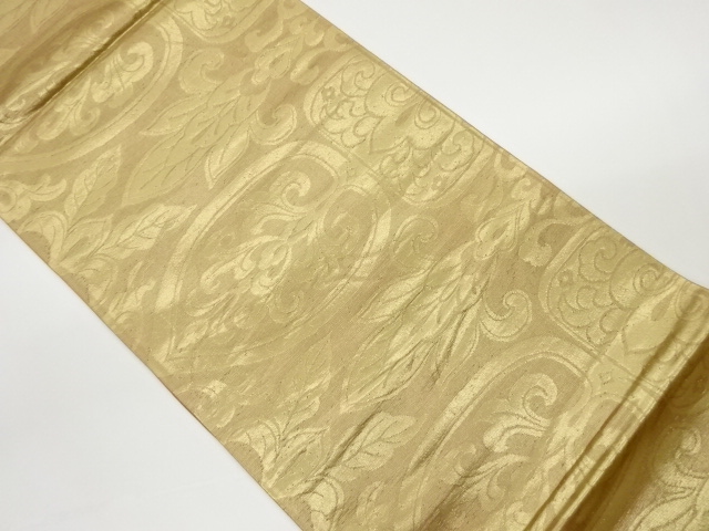 変わり唐草模様織出し袋帯